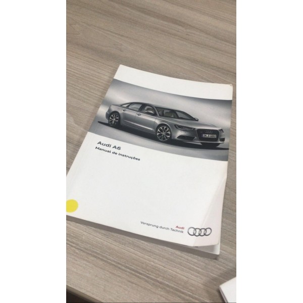 Manual Do Proprietário Audi A6 2012 Original 