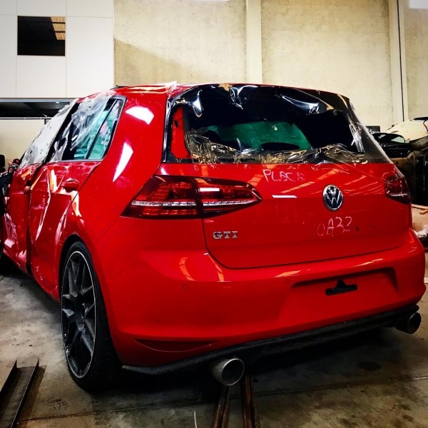 Volkswagen Golf Gti 2014 Porta Capo Tampa Antena Spoiler