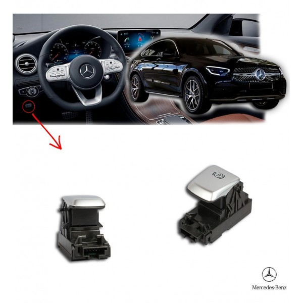 Botão Freio Estacionário - Mercedes Benz Glc300 Coupé 2022