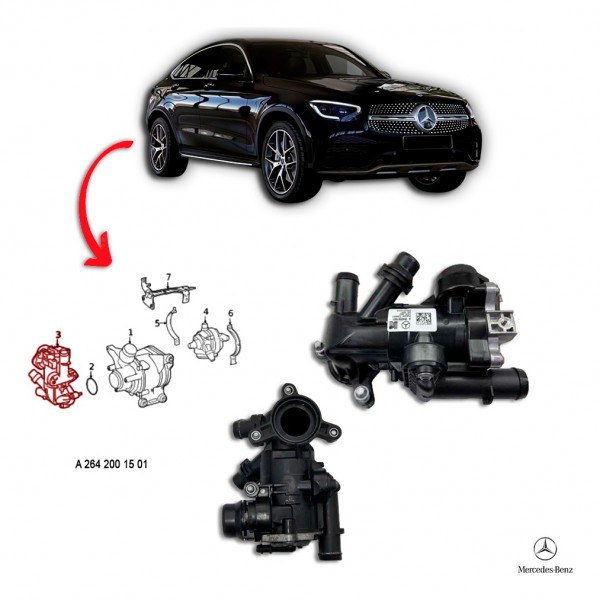 Valvula Termostatica - Mercedes Benz Glc300 Coupé 2022
