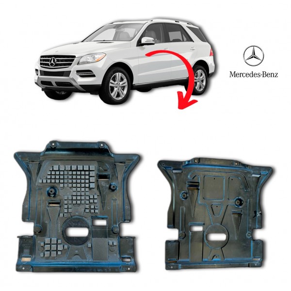 Protetor De Cárter Oem Mercedes Benz Ml350 Diesel 2015