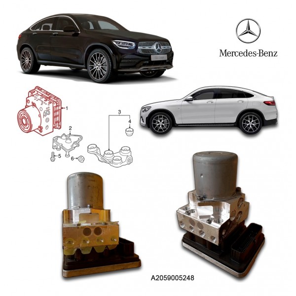 Modulo Abs - Mercedes Benz Glc300 Coupé 2022