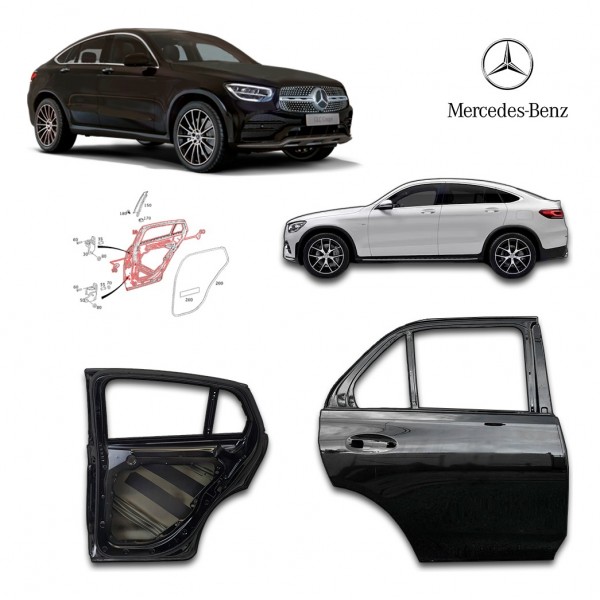 Porta Traseira Direita - Mercedes Benz Glc300 Coupé 2022