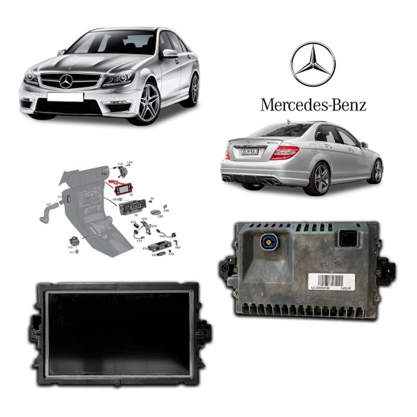 Tela Multimidia Original - Mercedes C63 Amg 2011 C/detalhes