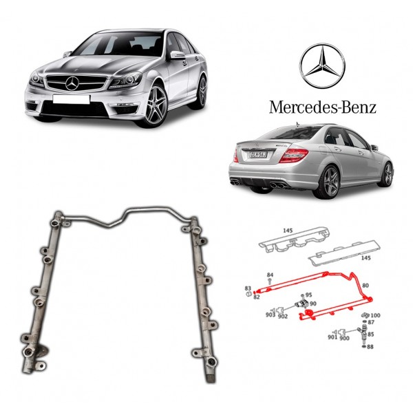 Flauta Combustivel - Mercedes Benz C63 Amg 2011 A1560701895