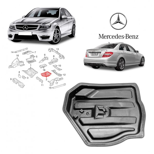 Compartimento Estepe - Mercedes Benz C63 Amg 2011