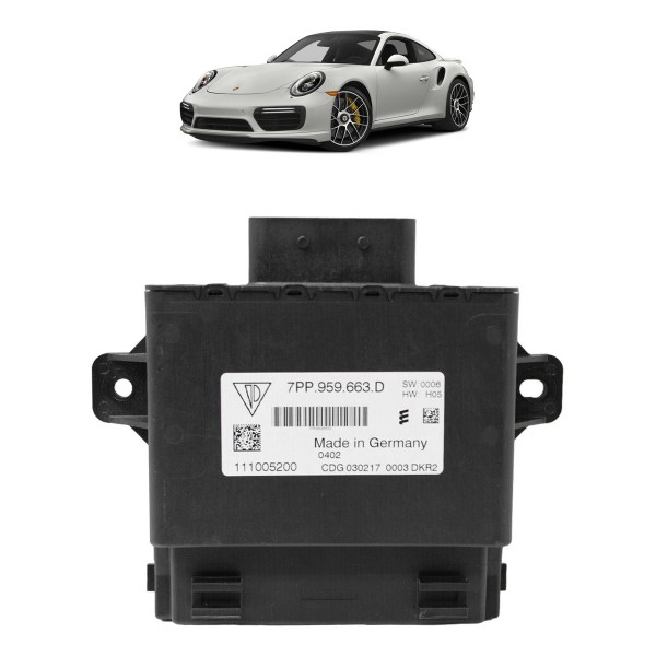 Modulo Conversor Voltagem  Porsche 911 Gts 2018 7pp959663d